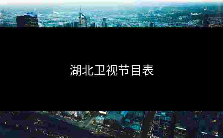湖北卫视节目表